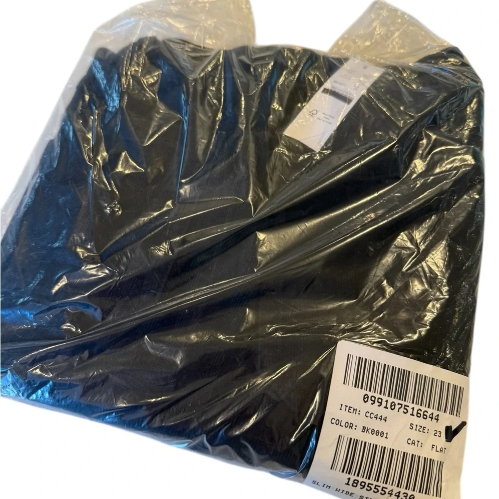 J Crew Slim Wide Leg Stretch Black Corduroy Sailor CC444 Size 23 NEW Kidsc L/XL